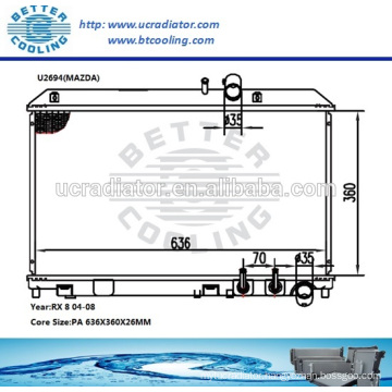 Radiator For Mazda RX 8 04-08 OEM:N3H415200C/D